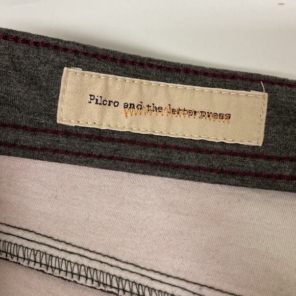 Anthropologie Pilcro Letterpress Ponte Serif Hybrid Pant - Picture 6 of 9